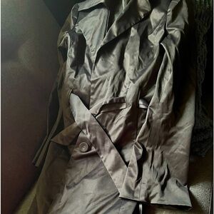 Black medium Kennith Cole New York style trench coat